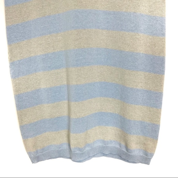 NWT Lulu’s Rylie Light Blue Striped Sweater Dress - Picture 7 of 11